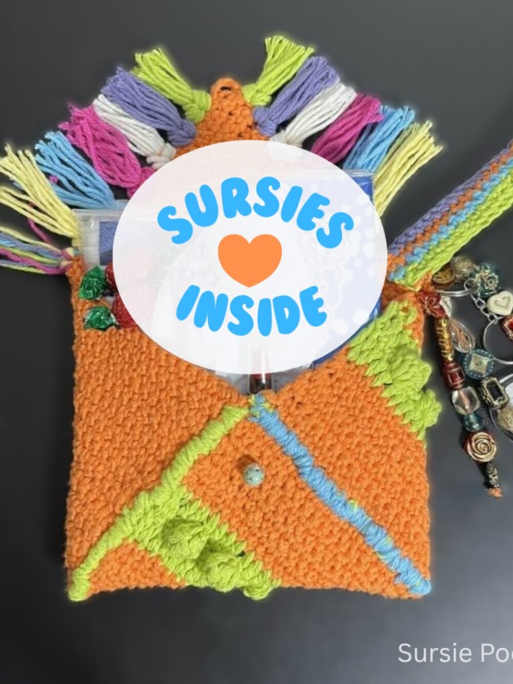 The Original Sursie Pocket™ – "Gaudy Granny" Edition